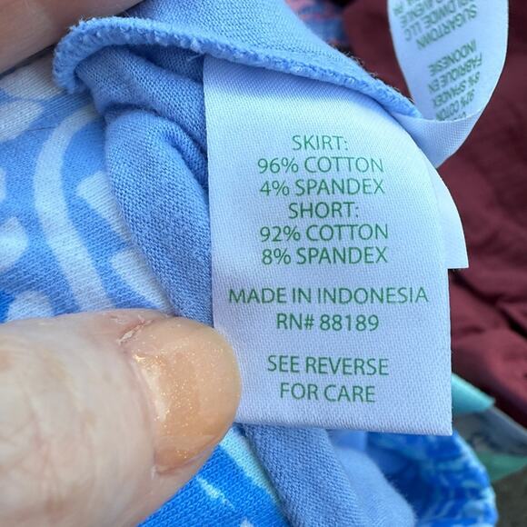 Lilly Pulitzer Luxletic Madison Skort Turtley Awesome Print - Picture 7 of 8